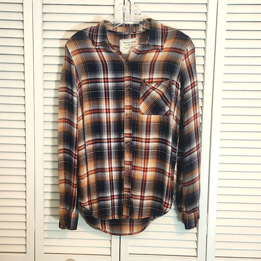 Abercrombie & Fitch SOFT Mens Button Down Shirt